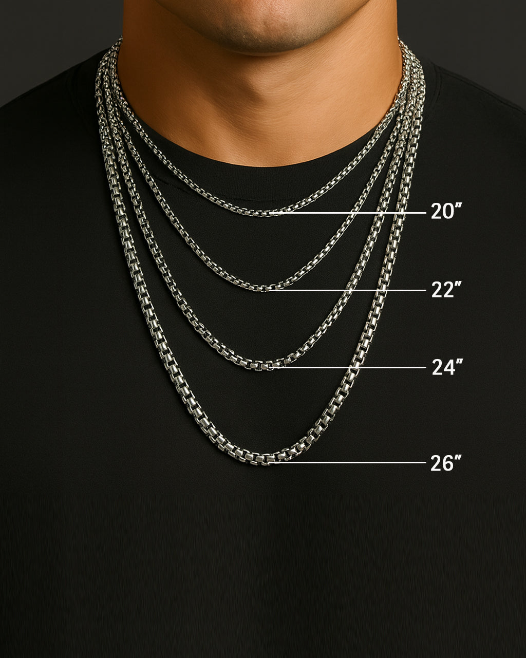 5 MM BOLD BOX CHAIN